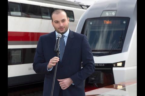 ‘Today we are witnessing the beginning of a new stage in the development of Georgian Railway’, said Director General Mamuka Bakhtadze.